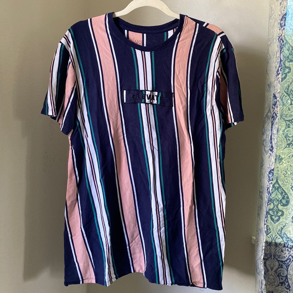 Vox Populi Elevate Men’s Striped T-Shirt